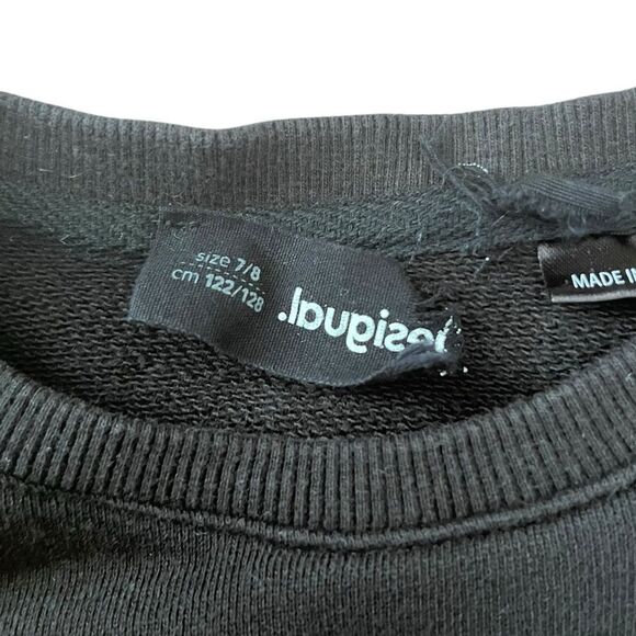 Desigual Embossed Face Print Sweatshirt - Picture 4 of 4